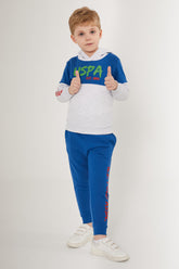 U.S. Polo Kids Boys Pajama Two Pieces Set Three Threads